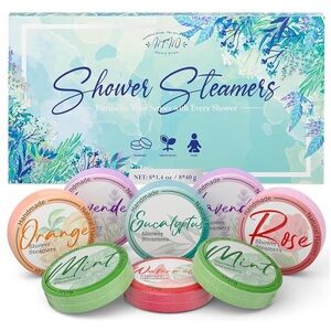 Aromatherapy Shower Steamers 8-Pack – Spa‎ Gift Set | New in Box
